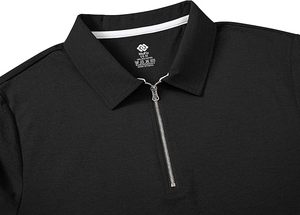 Ensemble décontracté deux pièces pour homme, respirant, séchage rapide, short à manches courtes élastique, t-shirts personnalisés avec logo, impression polo - Product Image 5