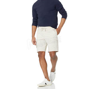 2022 meilleure qualité hommes décontracté extérieur toile Shorts personnalisé 100% coton écologique uni teint solide et respirant nouveauté - Product Image 5