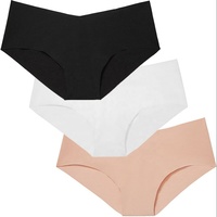 Neuankömmling Damen Mid Rise Plus Size Spitzen höschen Sexy Rücken ausschnitt No Trace Belly Damen Slips Mid Rise Ausschnitt, Schleife, Lac