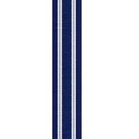Vente en gros OEM de rubans de médailles à rayures classiques Awards Custom Made Moire Ribbon avec des couleurs personnalisées