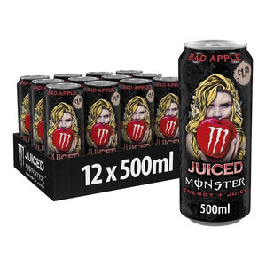 Vente en gros de boisson énergétique Red Apple Monster Carbonate infusé disponible en vrac boîtes de bouteilles sacs - Product Image 6