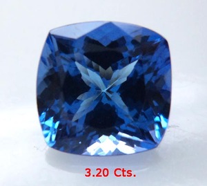 เบาะรองนั่งเหลี่ยมเพชรพลอย tanzanite แบบหลวมธรรมชาติสีฟ้าอัญมณีบำบัดล้ำค่า100% การตั้งค่าเครื่องประดับในราคาที่ดีที่สุด - Product Image 2