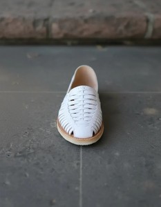 Mocassins en cuir tissé pour femmes, chaussures plates à enfiler, respirantes, antidérapantes, chaussures de marche décontractées - Product Image 6