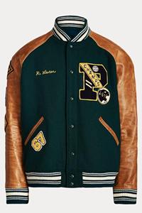 Chaqueta universitaria de lana clásica OEM 2025 para hombre, chaqueta de béisbol de calidad superior con mangas de cuero - Product Image 6