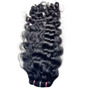 Extensiones de cabello de trama de máquina Remy Natural indio estilos de peluca sueltos profundos, rizos italianos y ondas afro disponibles para exportación al por mayor - Product Image 5