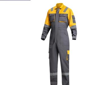 Combinaison de travail réfléchissante en coton bicolore à imprimé numérique avec détection d'aiguille pour hommes et unisexe - Product Image 3