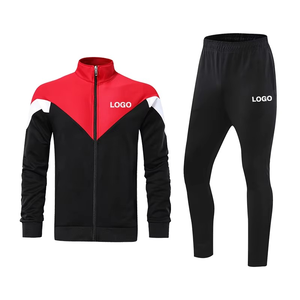 Conjunto de 2 piezas de otoño e invierno al por mayor, chándales de 100% poliéster para hombre, chándal con logotipo personalizado para hombre - Product Image 3
