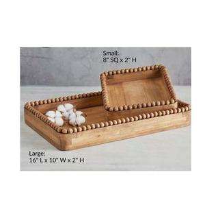 Bol en bois décoratif en forme de cœur, bois d'acacia naturel, mangue - Product Image 6