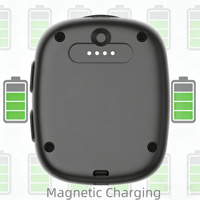 Alarme personnelle d'urgence avec protocole TCP/IP, traceur GPS, charge magnétique, alerte SOS, localisateur 4G Nano SIM pour les personnes âgées