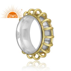 Diseño hecho a mano de plata esterlina fina anillo de banda trenzada joyería personalizada para mujeres regalo para ella - Product Image 3