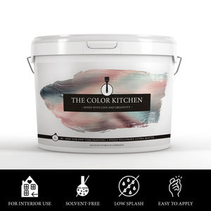 สีทาผนังภายในเคลือบด้วยสีเทาเป็นมิตรกับสิ่งแวดล้อมสามารถล้างทำความสะอาดได้ทำในเยอรมนี-5ลิตร - Product Image 2