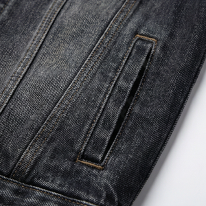 Chaqueta Vaquera de Mezclilla para Hombre, Estilo Informal, Lavada al Ácido, de Algodón Grueso de Alta Calidad, Personalizada - Product Image 5
