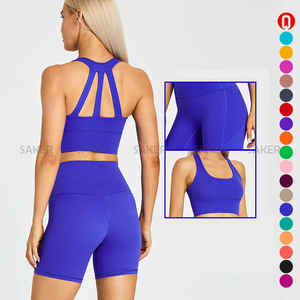 Soutien-gorge de sport sans couture à maintien élevé et confortable avant services OEM les plus récents des fabricants - Product Image 1