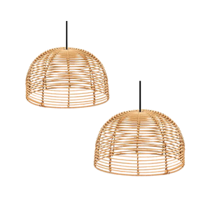 Lámparas de candelabro de bambú de ratán hechas a mano vietnamita, encanto rústico y belleza natural para tu espacio vital - Product Image 1