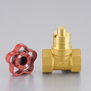 Vanne à boisseau sphérique / à <span class=keywords><strong>clapet</strong></span> en <span class=keywords><strong>laiton</strong></span> OEM ODM avec serrure magnétique et verrouillage frontal antivol, manuelle, pour compteurs d'eau - Product Image 4