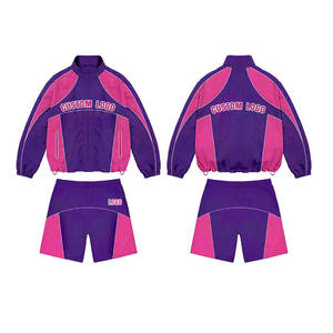 Ensembles coupe-vent d'hiver pour hommes Veste et short en nylon respirant, résistant à l'eau et coupe-vent - Product Image 6