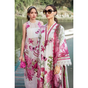 Elegante Vestido Línea A de la Colección Maria B Eid 2025 TC-1173-MPT-2510-A - Product Image 5