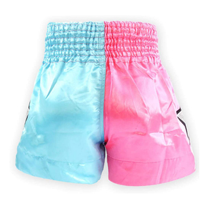 Meilleure qualité 100% Polyester hommes Muay Thai Shorts personnalisé couleur unie Durable matériau durable raisonnable Arts martiaux porter - Product Image 2