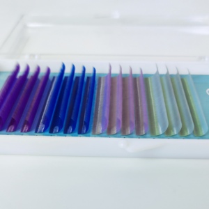 Extensions de cils individuelles ELFA fabriquées au Vietnam, en faux vison de 0,15 mm, faites à la main, légères, mélange de couleurs 8-20, cils longs naturels - Product Image 4