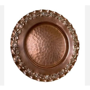 Vaisselle ronde de conception fabuleuse sous l'assiette pour la fête de mariage - Product Image 1
