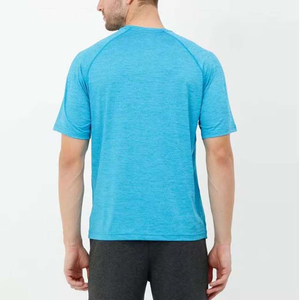 Camiseta para hombre más vendida, venta al por mayor, tela de punto ajustada de secado rápido por encargo, estilo Formal de alta calidad a la venta - Product Image 2