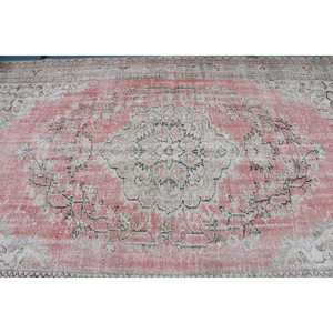 พรมตุรกีโบราณ ขนาดใหญ่พิเศษ 6.7x10.7 ฟุต พรมเปอร์เซียสีแดงขาว - Product Image 5