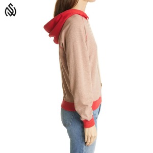 Sudaderas con capucha de moda para mujer Sudadera Logo Pullover Diseño personalizado elegante Sudaderas con capucha para mujer con logotipo personalizado - Product Image 4