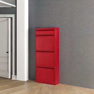 Meilleures ventes : Meuble à chaussures mural en acier inoxydable à 3+ niveaux pour la maison, le salon, l'entrée et l'entrepôt - Product Image 1