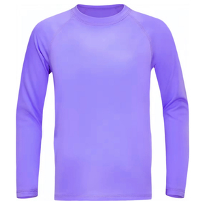 Maillot de sport unisexe à manches longues pour enfants, protection UV intégrale, séchage rapide, en Spandex/Polyester, pour équipes sportives - Product Image 1