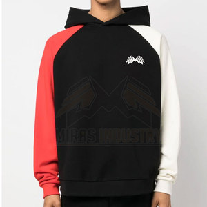 2024มีฮู้ดแบบสวมหัวสำหรับผู้ชายคอลเลคชั่นฤดูหนาวสีพื้นผ้าโพลีเอสเตอร์/ ผ้าฝ้าย - Product Image 3