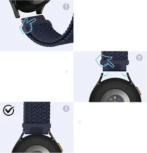 Correa de reloj de nailon elástico con hebilla magnética de liberación rápida para Huawei <span class=keywords><strong>Watch</strong></span> GT6Pro <span class=keywords><strong>46mm</strong></span> 22mm 20MM correa de reloj para <span class=keywords><strong>Galaxy</strong></span> 6 <span class=keywords><strong>5</strong></span> Classic - Product Image 6