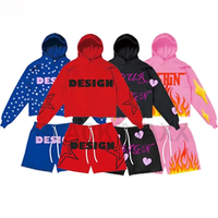 Conjunto de Sudadera con Capucha y Pantalones Deportivos de 2 Piezas para Hombre con Logotipo Personalizado OEM, Ropa Urbana Reversible Ecológica de Poliéster/Algodón