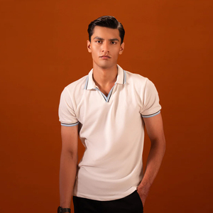 Polos originales de algodón 100% para hombre, camisetas de manga corta con logotipo bordado personalizado, camiseta Polo ajustada de secado rápido para EE. UU. - Product Image 2