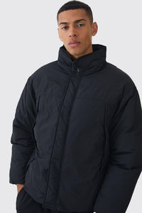 Chaquetas Acolchadas para Hombre, Abrigo de Invierno Cálido y Aislado, Ropa de Abrigo Informal Ligera, Ropa de Calle para Exteriores, Nieve - Product Image 4