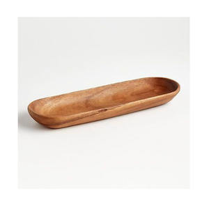 Bol à pâte en bois d'olivier unique et attrayant, design moderne pour la maison, bols à fruits ovales peints à la main, plat de service, centre de table, MOQ 100 pièces - Product Image 3