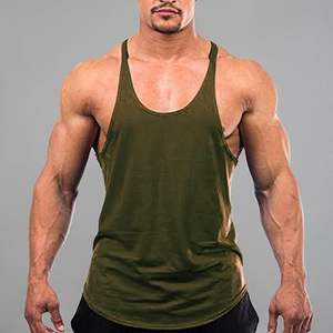 Débardeur sans manches sans couture pour hommes Vêtements de sport confortables pour la musculation Couleur unie Casual Muscle Accentuated Manufacturers' - Product Image 6