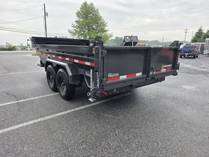 Direct Manufacturer Price 7 x 14 FT Heavy Duty Belmont DLX8214-14K Hydraulic Dump Trailer for Gravel, Sand & Debris Hauling - Product Image 6