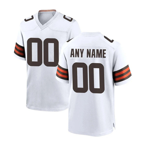 Camiseta de fútbol americano de mejor estilo Unisex de alta calidad de manga corta de talla grande logotipo personalizado diseño transpirable antibacteriano - Product Image 4