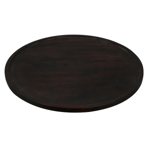 Assiette de présentation en bois, design moderne et luxueux, écologique, polie, pour la décoration de table, de haute qualité. - Product Image 6