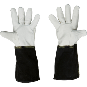 Gants Tig en cuir fendu de vache véritable de meilleure qualité Taille XL Résistant aux coupures thermiques pour le travail Gants de sécurité de qualité Buffalo - Product Image 6