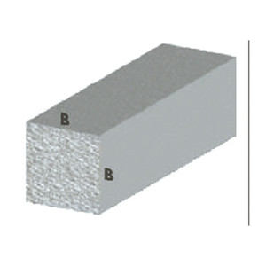 Perfil de Plata H.100 cm Cuadro Completo 10x10 mm - Product Image 1