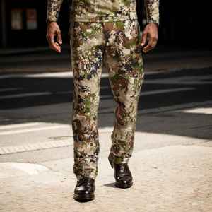Pantalon de chasse de haute qualité, pantalon de chasse en polaire, costume de camouflage, poche avant décorative, coupe-vent, cordon de serrage, adultes - Product Image 6