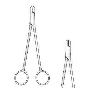 Fórceps de trituración de cuello Denis Browne de alta calidad, instrumento quirúrgico Manual de acero inoxidable Certificado CE de 140mm de largo - Product Image 1