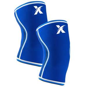 Genouillère de sport respirante et élastique personnalisée, genouillère de compression en néoprène, genouillères de basketball, protection professionnelle, soutien épais - Product Image 2