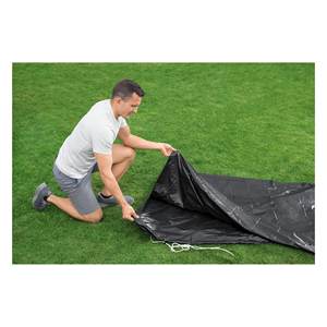 Couverture de piscine ronde STEEL PRO MAX noire 58038 (457 cm) – Le meilleur choix de Bestway pour les couvertures et enrouleurs de piscine - Product Image 3