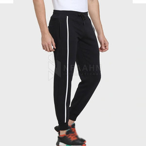 <b>Drawstring</b> Men <b>Trousers</b> Straight Lightweight Casual Mid Waist Loose Fit Customized Logo Printing Wholesale - Product Image 2