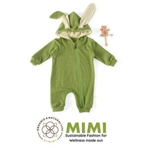 100% coton biologique bébé fille cadeaux mignon nouveau-né côtelé lapin queue barboteuse de pâques avec 3D lapin oreille chapeau et chaussettes Mimi organique - Product Image 5