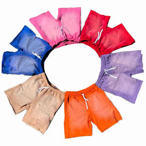 Shorts délavés au soleil Fabricant sur mesure Shorts de style délavés à l'acide Vintage Shorts lourds de haute qualité Ripped Streetwear Men - Product Image 1