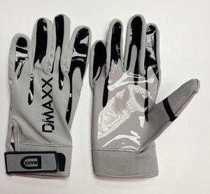 Gants de football américain personnalisables avec haut imprimé en silicone respirant Plus Size Options - Product Image 5