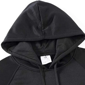 Sudaderas con capucha impermeables con estampado de algodón 100% personalizado de otoño para hombre, jersey de manga larga con cordón, chándal de bolsillo Kanga, deportivo informal - Product Image 3